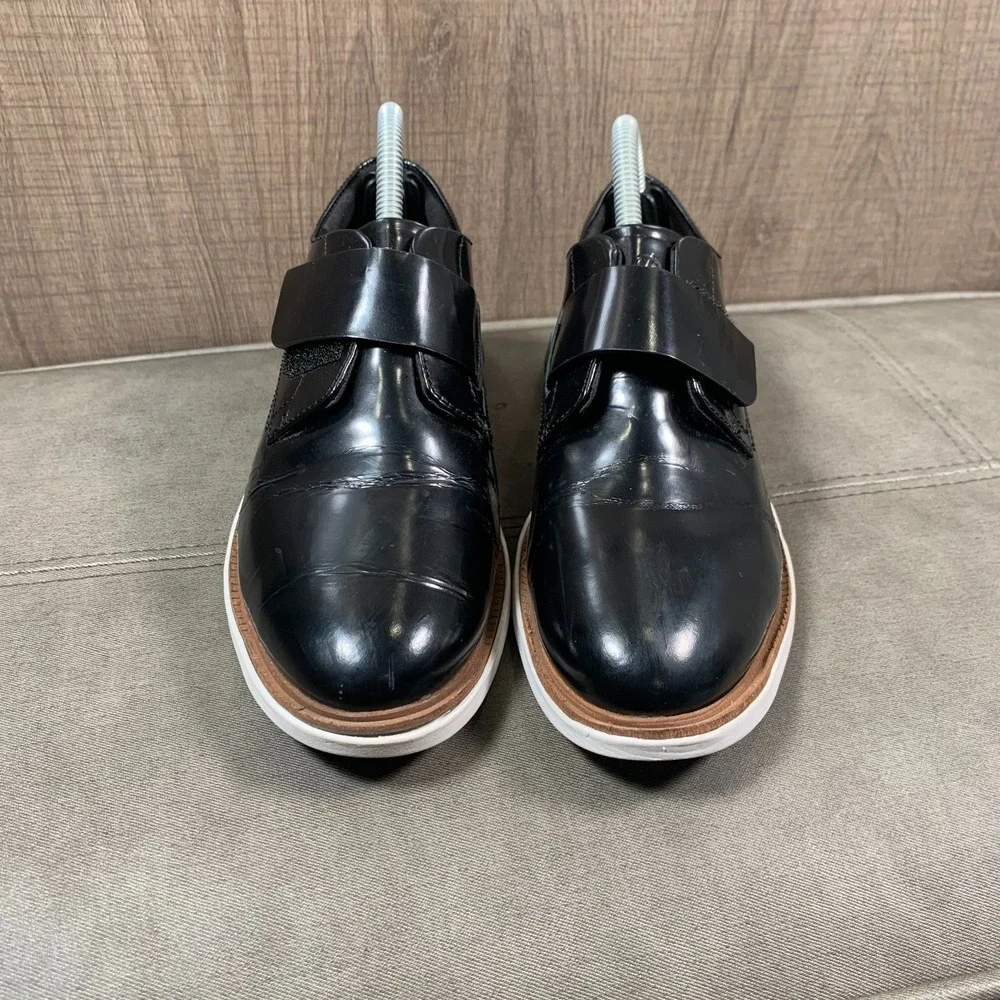 Cole‎ Haan Grand Evolution Womens Size 5D Black Loafer Shoes W08364 Round Toe